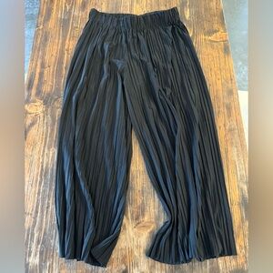 OAK + FORT Black Textured Fabric